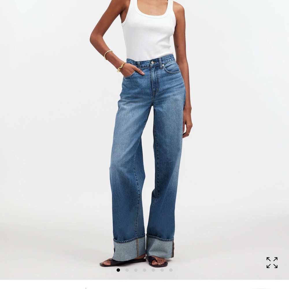Madewell Blue Flare & Wide Leg Jeans